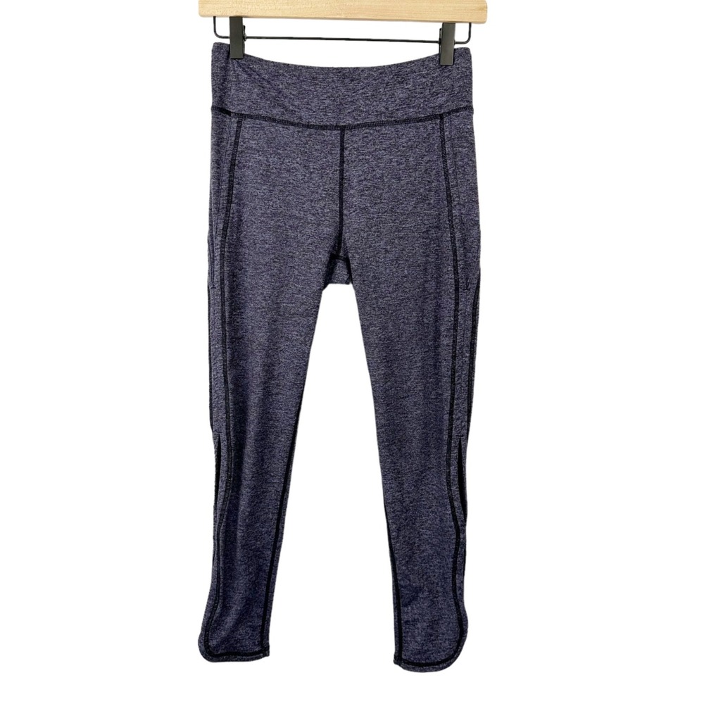 Free People Movement Infinity Active Tights Heathered Purple Size Small - Picture 1 of 11